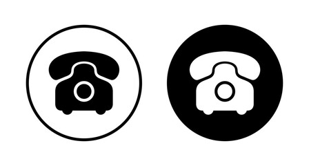 Telephone icon vector isolated on white background. Phone icon vector. Call icon vector.