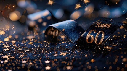 Joyful sixtieth: a celebration of milestones, memories, and new beginnings, marking sixty years with heartfelt greetings and warm wishes.