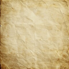 Obraz premium Old paper page retro aged original background or texture. Brown kraft paper crumpled texture background.