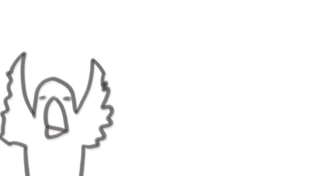 Cute cartoon animals in the form of a simple line appear in the corner of the image. You can put text, logo or other content against the animals.