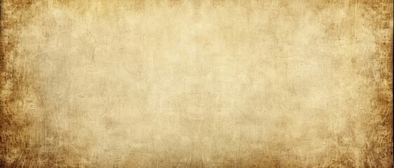Old vintage paper background with space for text or design. Brown kraft paper crumpled texture background.