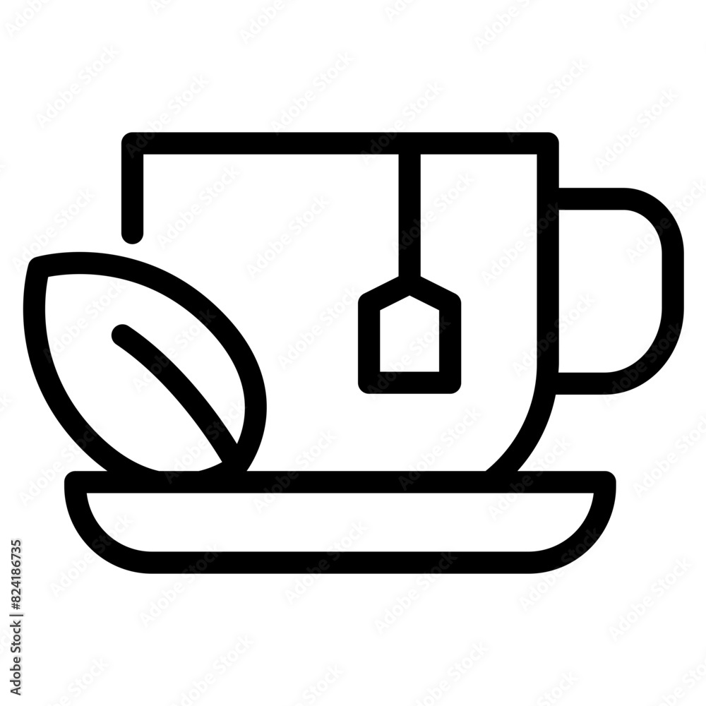 Poster tea icon