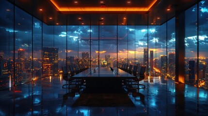 Realistic corporate lighting with thunder and development imagery for stickers