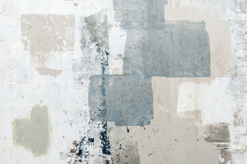 USA, Washington State, Whidbey Island. Fort Casey Historical State Park, painted wall abstract