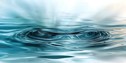 Illustrations Depicting Water Surface Ripples as Symbols of Activity, Motion, or Energy. Concept Water Ripples, Activity Symbolism, Motion Illustrations, Energy Depiction, Fluid Art
