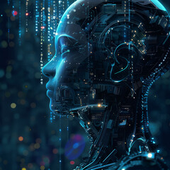 Artificial intelligence technology background