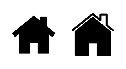 Fototapeta premium House icon set. Home icon vector