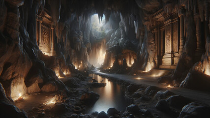 Enchanted Cave: Ancient Secrets and Glowing Crystals