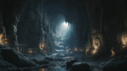 Ancient Mystical Cave: Hidden Secrets and Enchanted Pathways