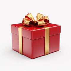 Obraz premium Gift box With ribbon isolated on a background