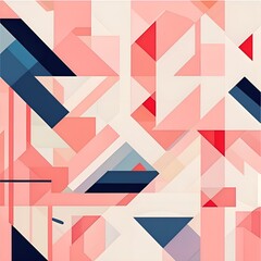 abstract geometric background in delicate tones
