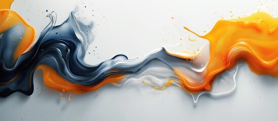Obraz premium Colorful Fluid Abstract Art Painting