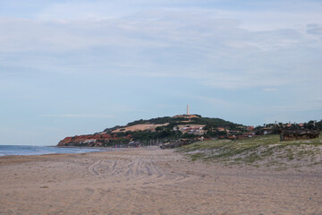 view of the beach in the algarve country