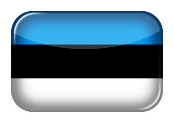 Estonia web icon rectangle button