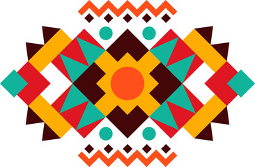 Peruvian or Mayan folk motif design