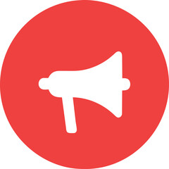 Fototapeta premium Marketing flat icon.