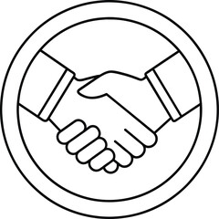 handshake illustration