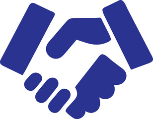 Fototapeta premium handshake icon vector