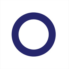 blue round circle