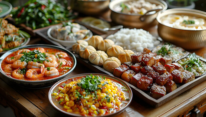 Fototapeta premium food background