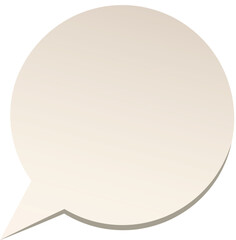 Blank Speech bubble