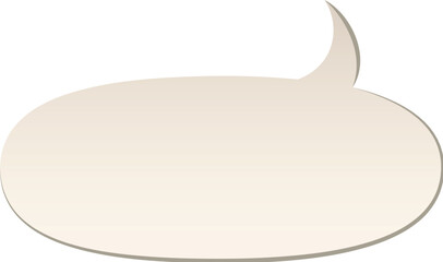 Blank Speech bubble