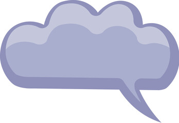 Speech bubble with frame