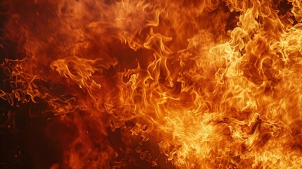 As the flames roar the loud sound of gas being burned can be heard throughout the area.