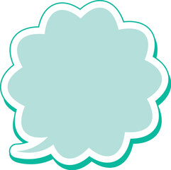 Thought speech bubble