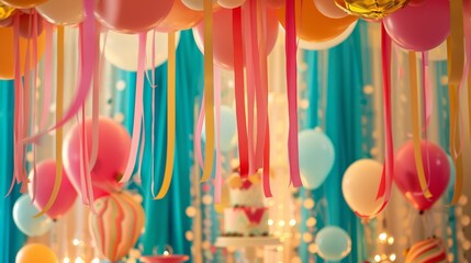 innovative ways to use ribbons in party decorations