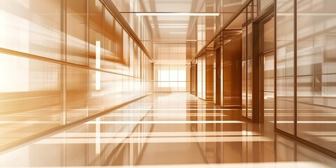 Modern and clean hospital hallway ambiance. Concept Hospital Interior Design, Modern Aesthetics, Clean and Minimalistic Decor