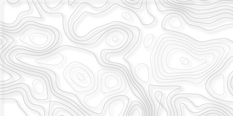 Abstract design with black and white abstract papercut and multi-layer cutout geometric pattern on vector Topographic canyon geometric map relief texture with curved layers beautiful design.