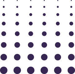 Memphis geometric shape with fading dots