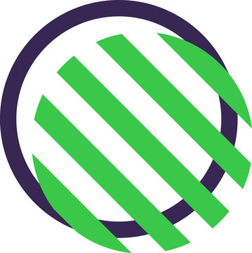 recommend clip art: Geometric round shape with dashed texture