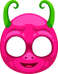 Photo booth alien monster cartoon face mask