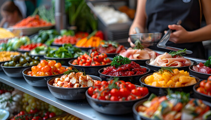 Obraz premium food background