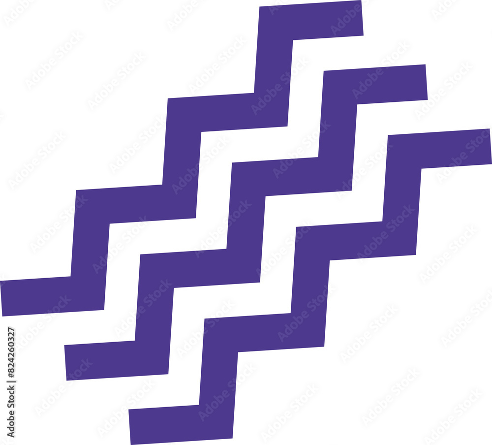Poster Memphis shape, graphic element or abstract pattern