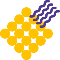 Memphis shape, abstract pattern or graphic form