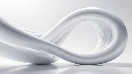 Soft and smooth textured 3d effect gray wavy curved lines abstract background.