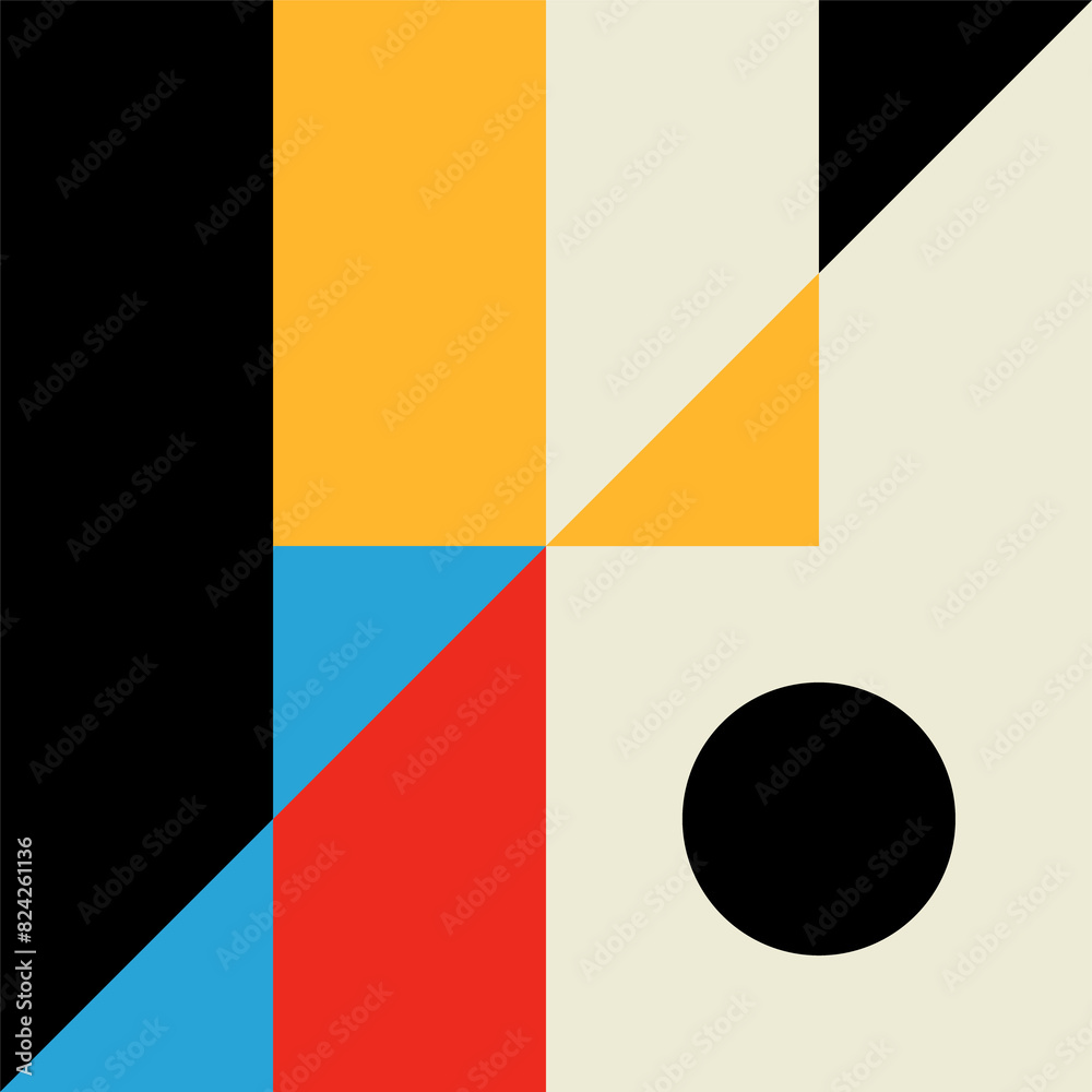 Poster abstract, graphic modern pattern element or shape