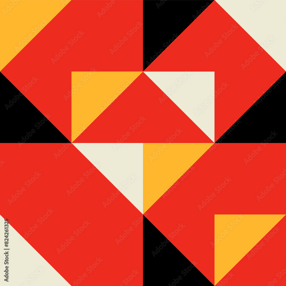Poster geometric, abstract modern pattern form or shape