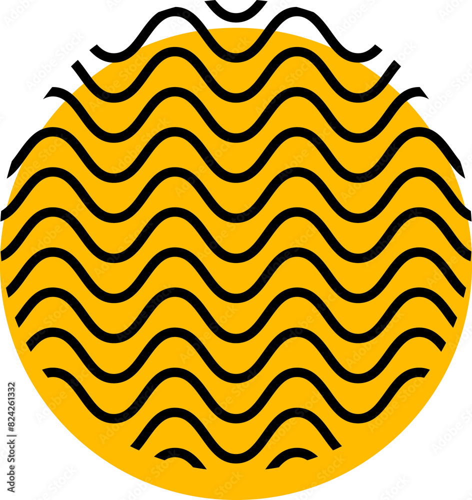 Poster abstract memphis circle shape or graphic form