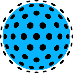 Graphic Memphis shape or abstract form