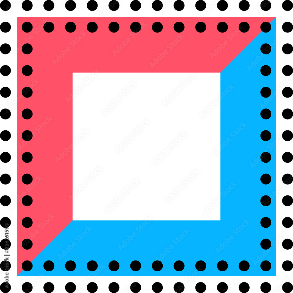 Aufkleber abstract memphis shape or graphic pattern