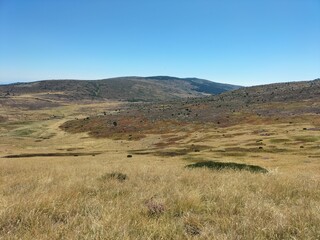 Obraz premium Panorama sur les sources du Tarn, sur le mont Lozère