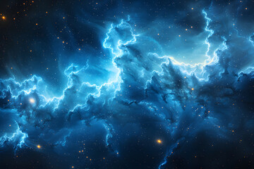 Obraz premium Big Bang colorful space galaxy fog cloud nebula. Universe science astronomy and stary night cosmos mockup background. Supernova concept wallpaper.