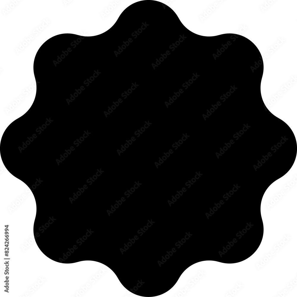 Poster brutalism geometric symbol, abstract element