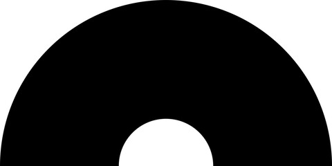 Brutalism abstract symbol, vintage graphic element