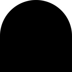 Brutalism abstract symbol, retro geometric element