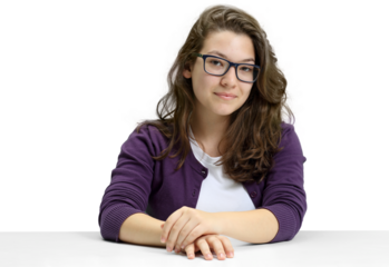 young and friendly teacher at her desk interacting the class